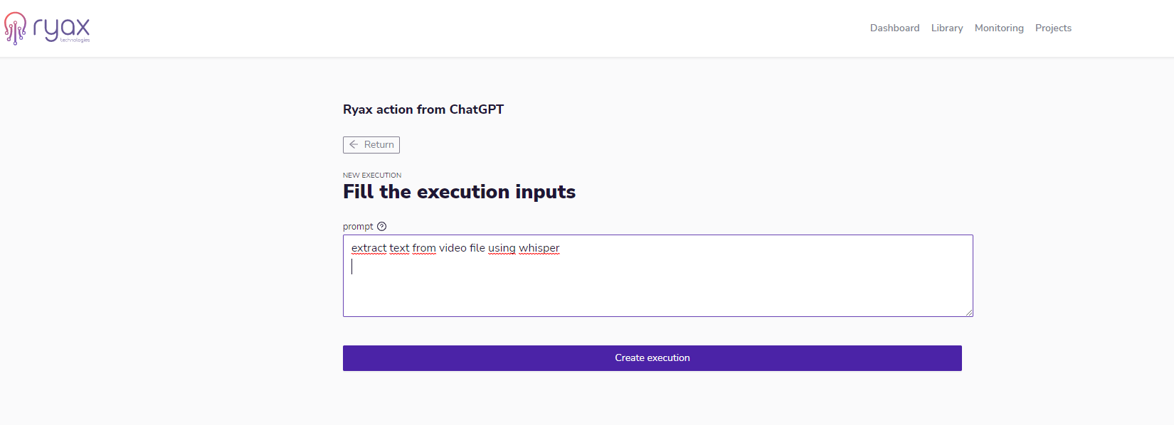 create ryax action from chatgpt 2
